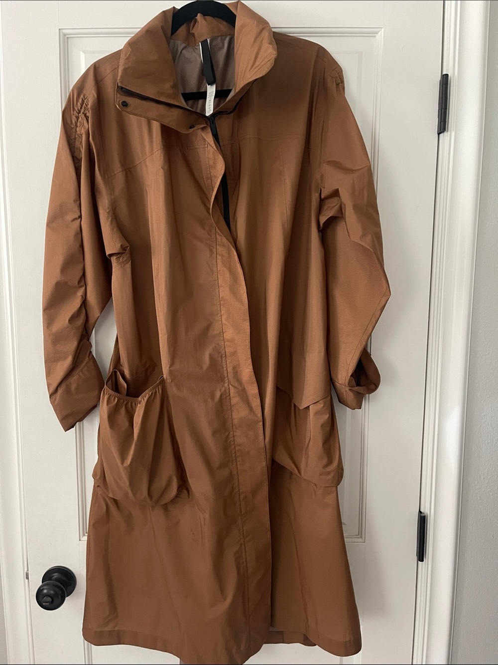 lululemon athletica Brown Lightweight Long Trench Coat
